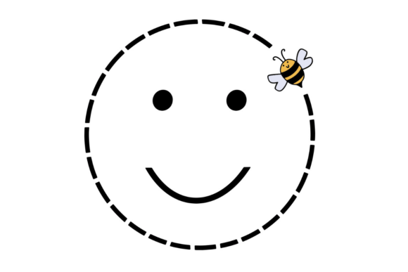 Bee Happy Smile: Graphics for Crafts