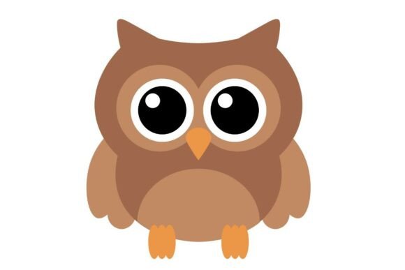 Classic Brown Owl: Graphics for Crafts
