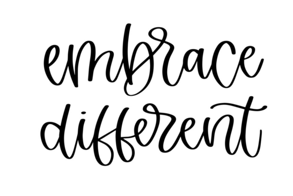 Embrace Different: Graphics for Crafts and Creative Brands