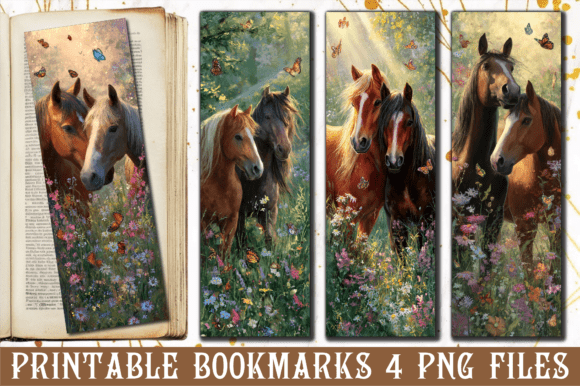 Horses and Butterflies Meadow Bookmark Embroidery Review