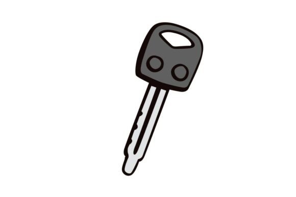 Ignition Car Key: Graphics for Crafts and Content