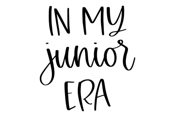In My Junior Era: A Modern Graphic Design Asset for Creative Publishers