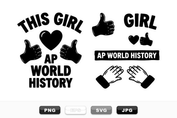This Girl Loves AP World History Graphics and Crafts